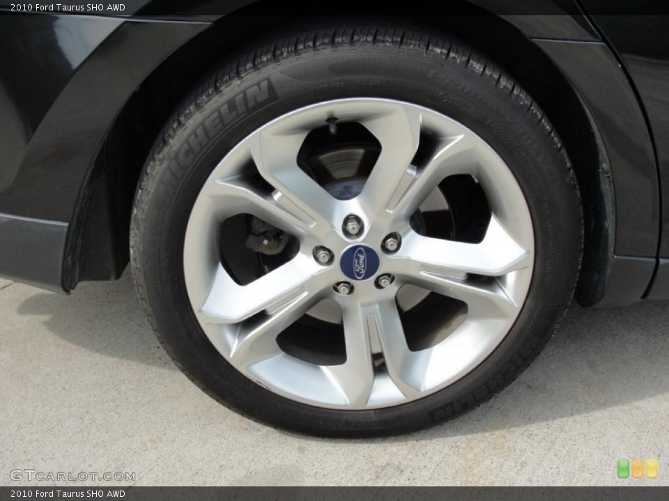 2010 Ford Taurus SHO AWD Wheel and Tire Photo #48140004