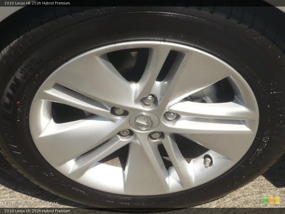 2010 Lexus HS 250h Hybrid Premium Wheel and Tire Photo #48142425