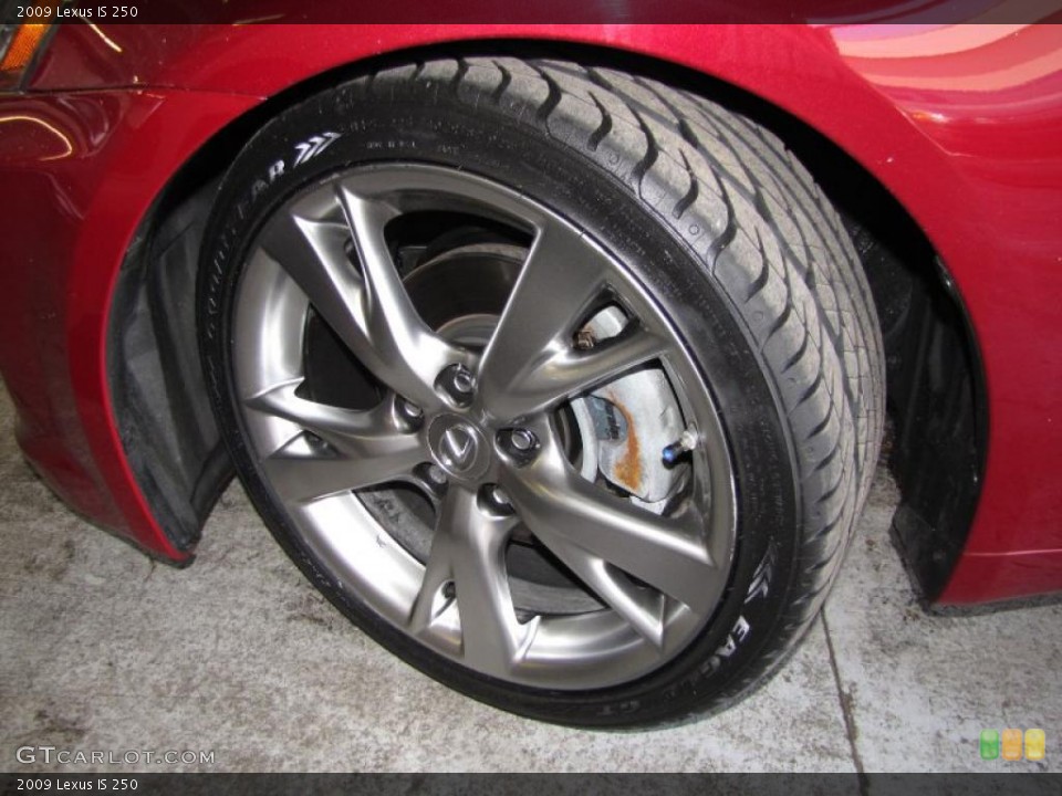 2009 Lexus IS 250 Wheel and Tire Photo #48143628