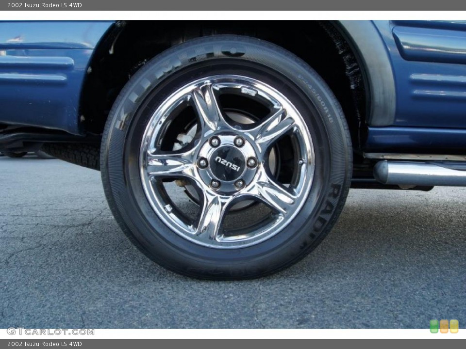 2002 Isuzu Rodeo LS 4WD Wheel and Tire Photo #48144027
