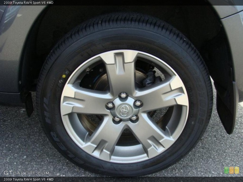 2009 Toyota RAV4 Sport V6 4WD Wheel and Tire Photo #48144978