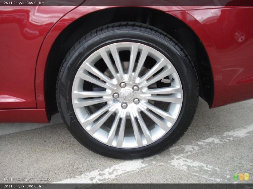 2011 Chrysler 300 C Hemi Wheel and Tire Photo #48148145
