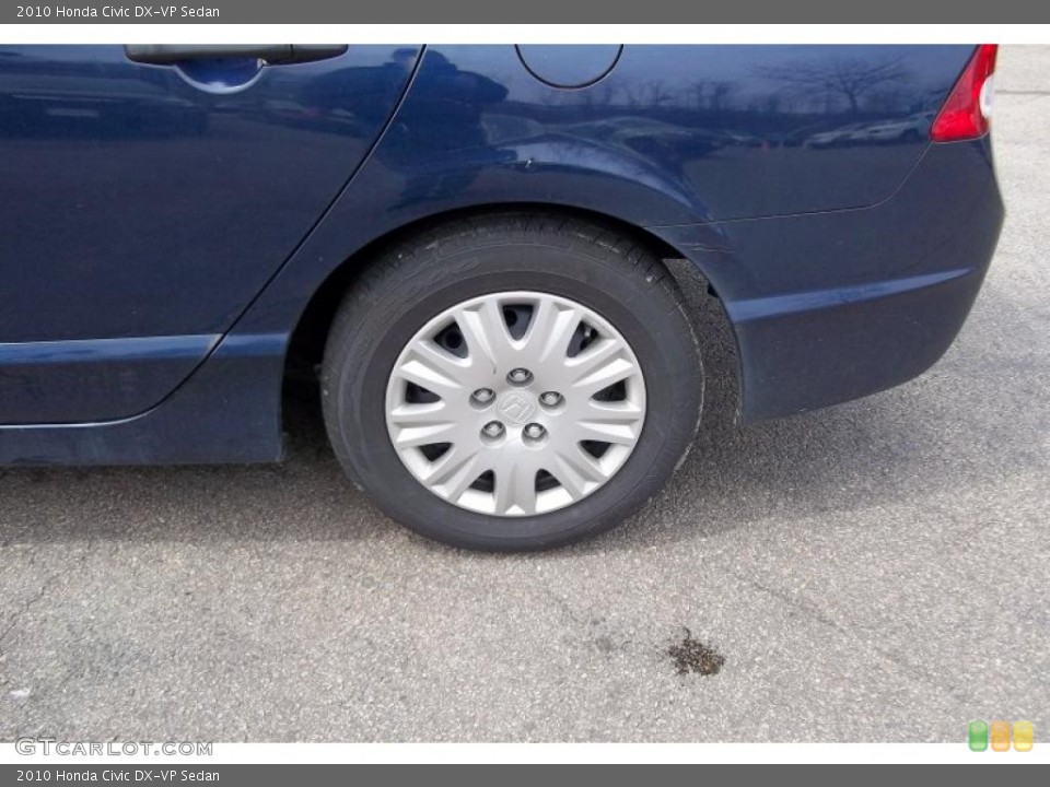 2010 Honda Civic DX-VP Sedan Wheel and Tire Photo #48151367