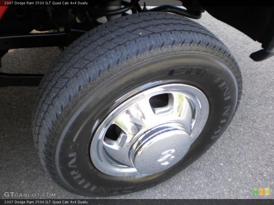 2007 Dodge Ram 3500 SLT Quad Cab 4x4 Dually Wheel and Tire Photo #48160379