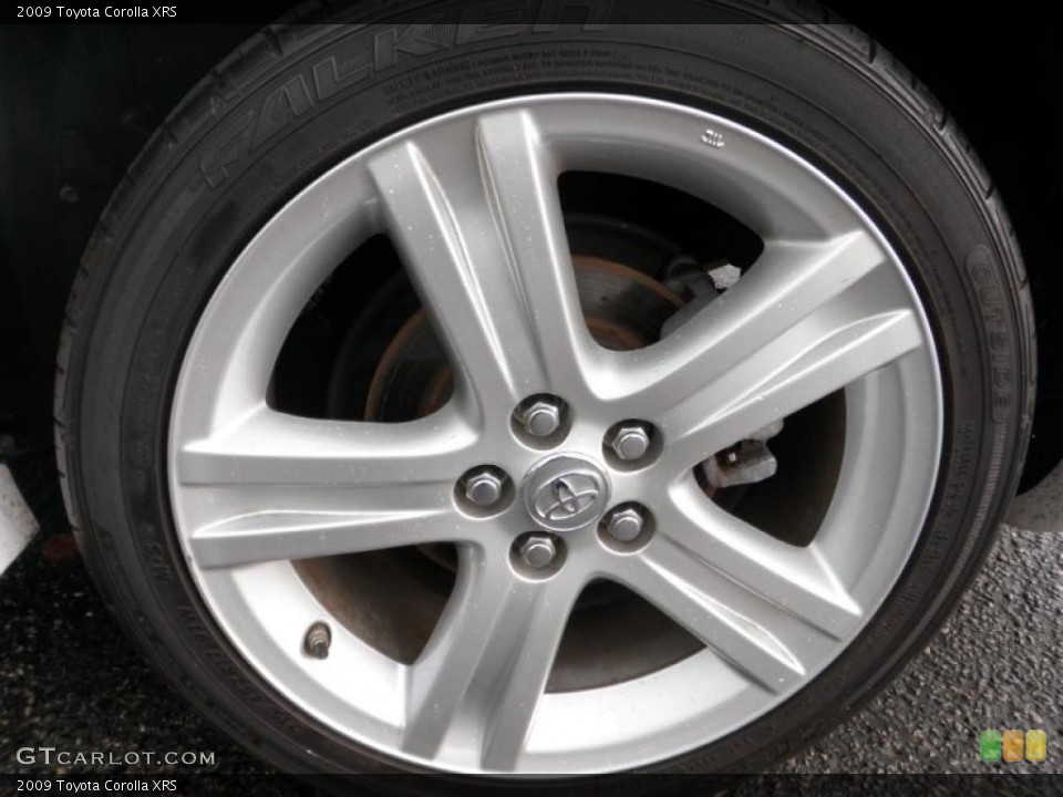 2009 Toyota Corolla XRS Wheel and Tire Photo #48164651