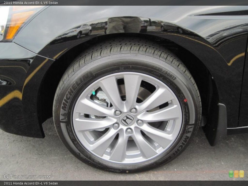 2011 Honda Accord EX-L V6 Sedan Wheel and Tire Photo #48165275