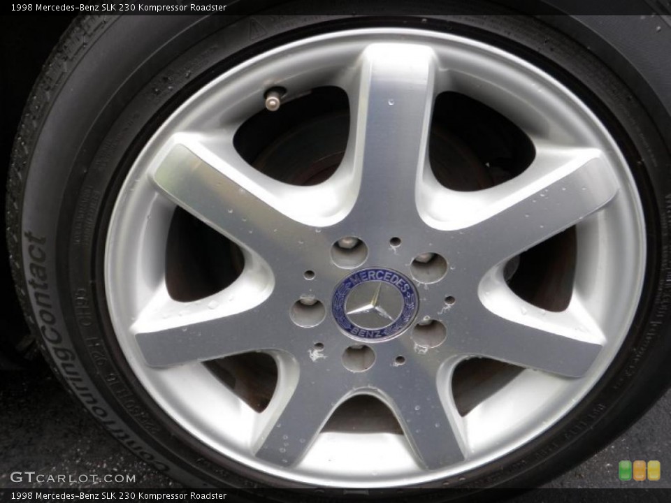 1998 Mercedes-Benz SLK 230 Kompressor Roadster Wheel and Tire Photo #48165368