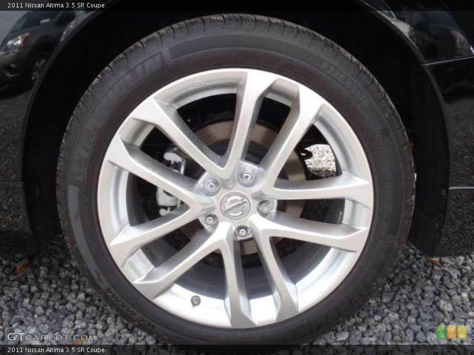 2011 Nissan Altima 3.5 SR Coupe Wheel and Tire Photo #48168833
