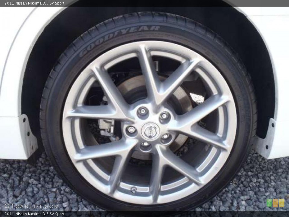 2011 Nissan Maxima 3.5 SV Sport Wheel and Tire Photo #48169685