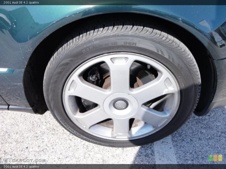 2001 Audi S8 4.2 quattro Wheel and Tire Photo #48169871