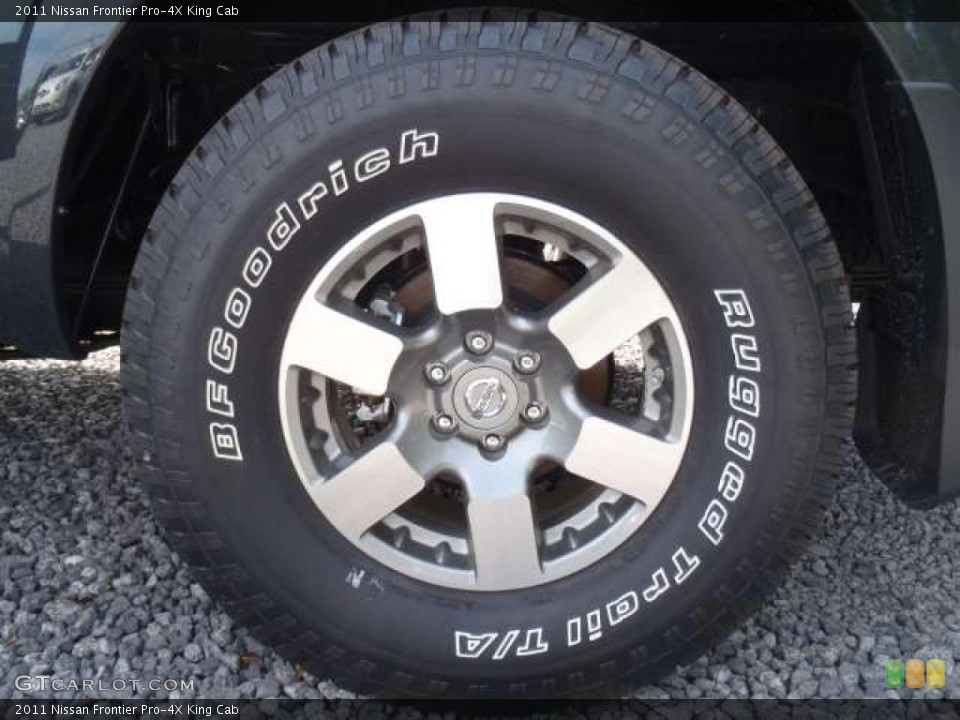 2011 Nissan Frontier Pro-4X King Cab Wheel and Tire Photo #48172472