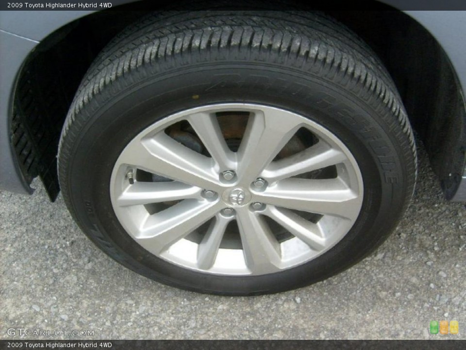 2009 Toyota Highlander Hybrid 4WD Wheel and Tire Photo #48174350