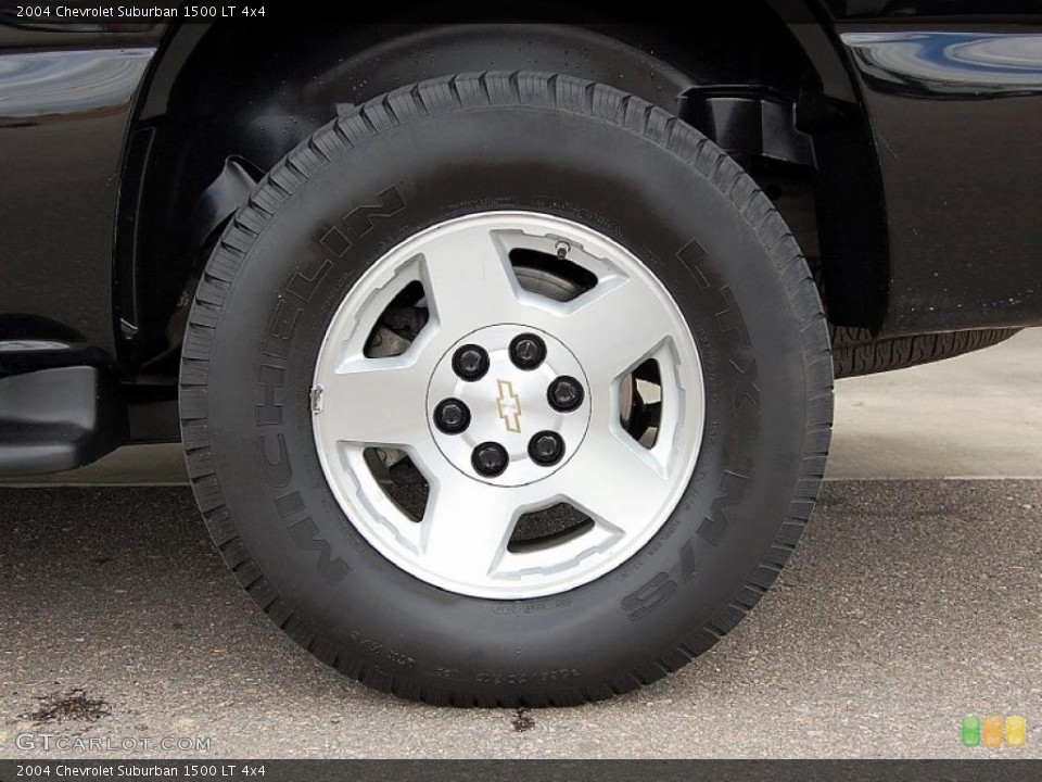 2004 Chevrolet Suburban 1500 LT 4x4 Wheel and Tire Photo #48175982