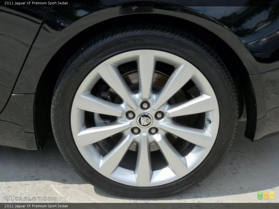 2011 Jaguar XF Premium Sport Sedan Wheel and Tire Photo #48179669