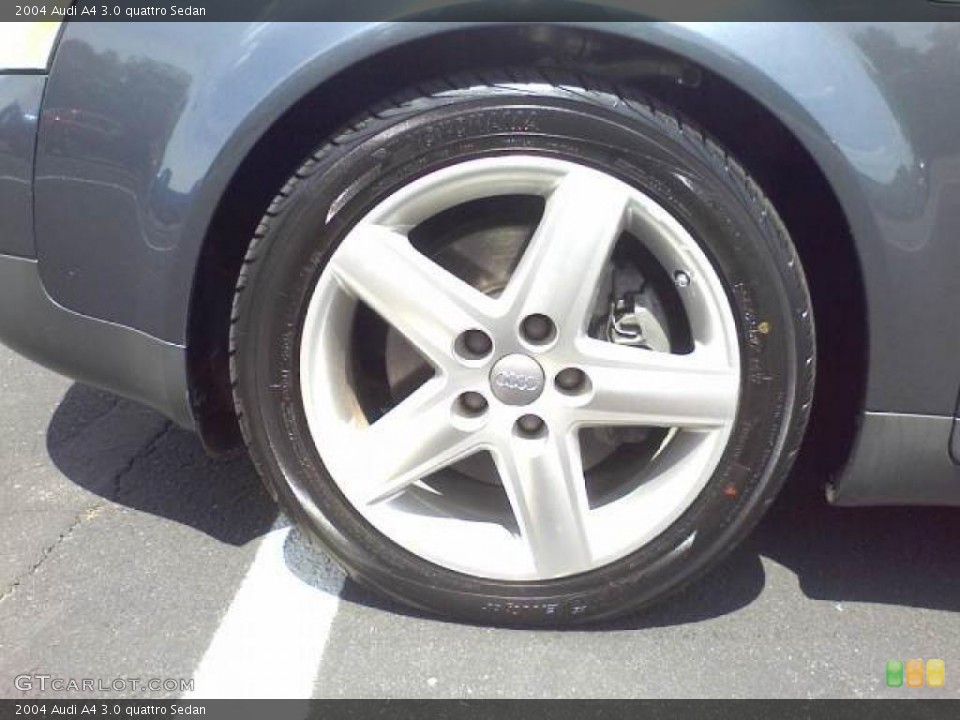 2004 Audi A4 3.0 quattro Sedan Wheel and Tire Photo #48180989