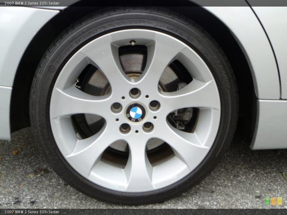 2007 BMW 3 Series 335i Sedan Wheel and Tire Photo #48181862