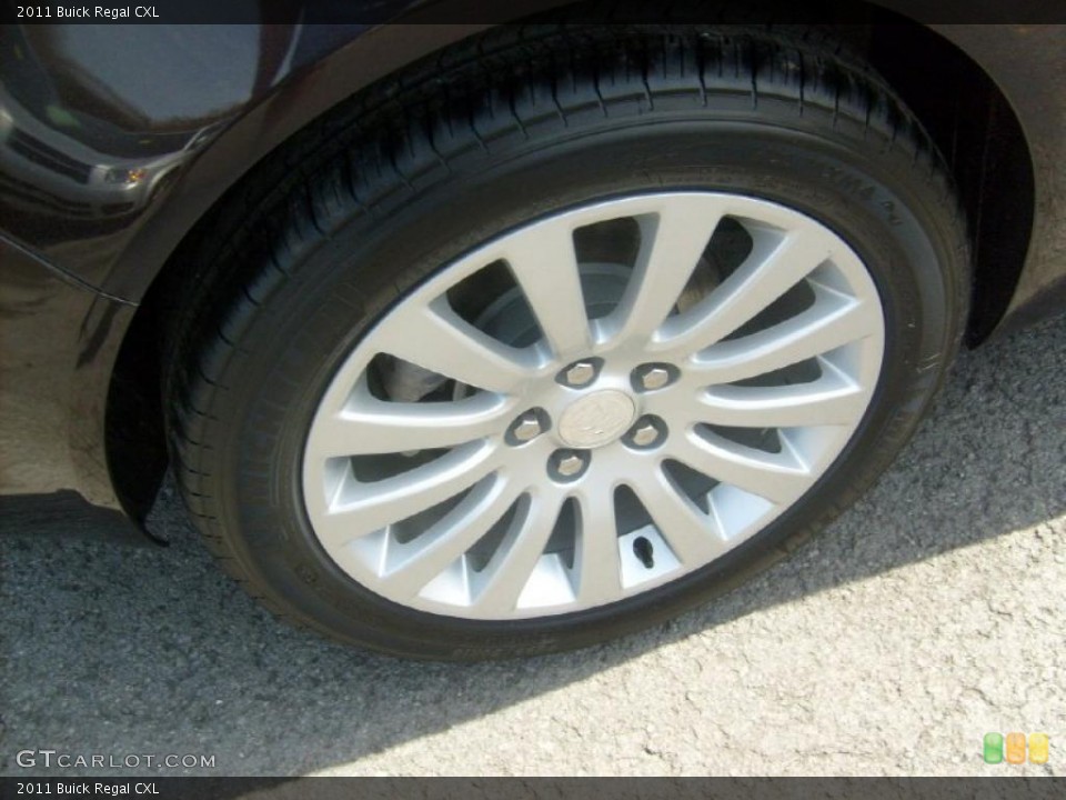 2011 Buick Regal CXL Wheel and Tire Photo #48182624