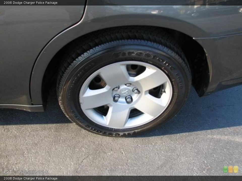 2008 Dodge Charger Police Package Wheel and Tire Photo #48187784