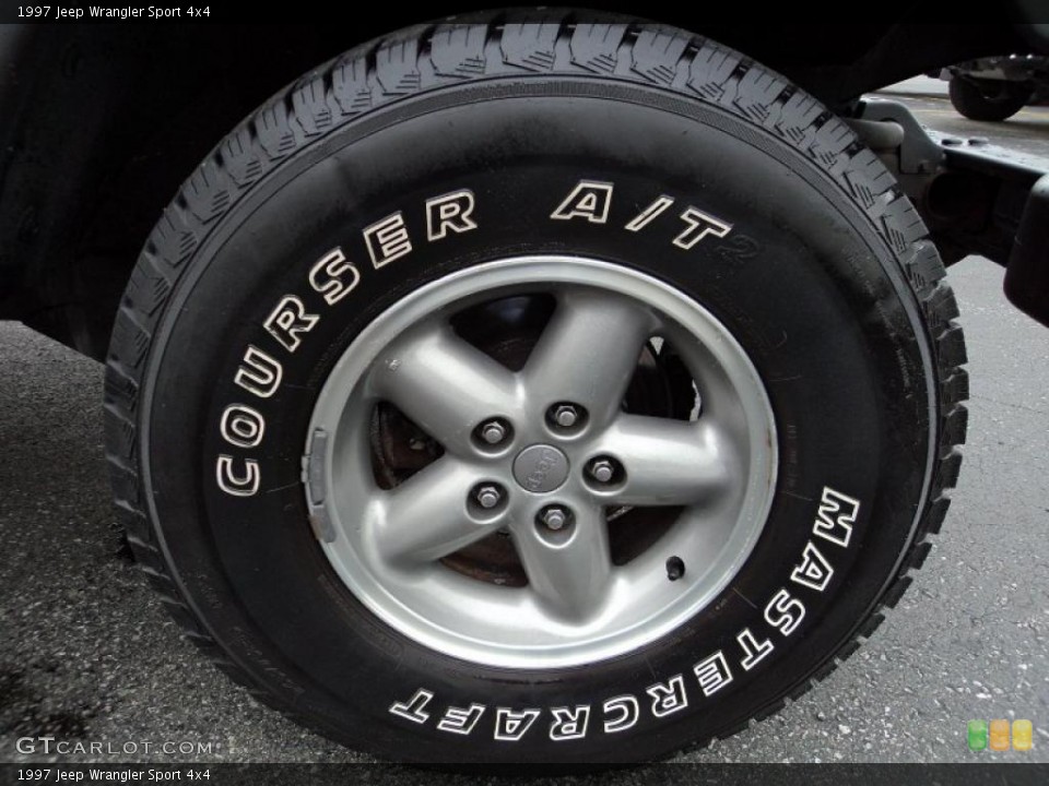 1997 Jeep Wrangler Sport 4x4 Wheel and Tire Photo #48188998