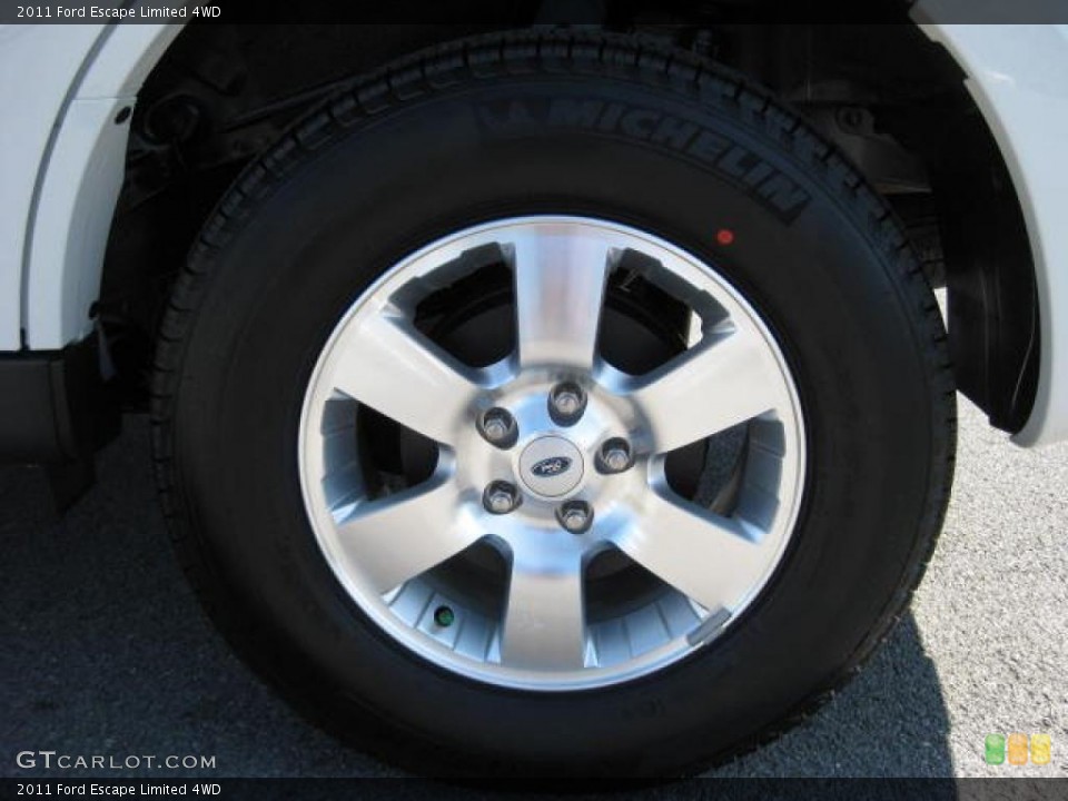 2011 Ford Escape Limited 4WD Wheel and Tire Photo #48191275