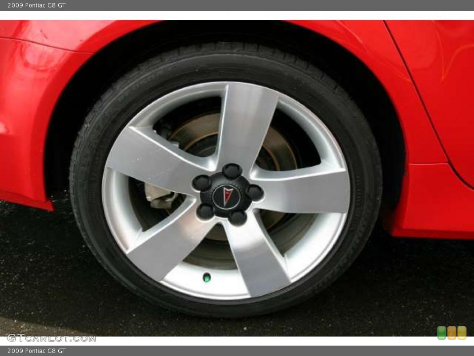 2009 Pontiac G8 GT Wheel and Tire Photo #48191789