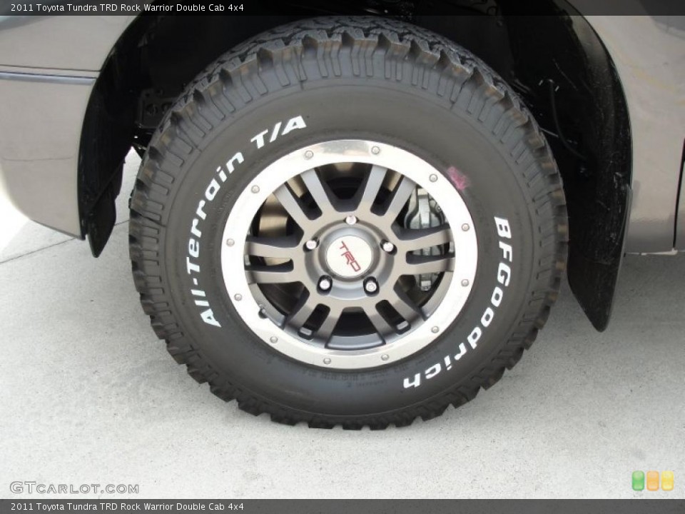2011 Toyota Tundra TRD Rock Warrior Double Cab 4x4 Wheel and Tire Photo #48198385