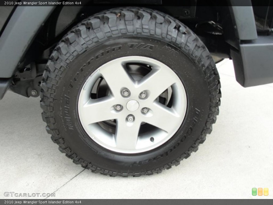 2010 Jeep Wrangler Sport Islander Edition 4x4 Wheel and Tire Photo #48200296
