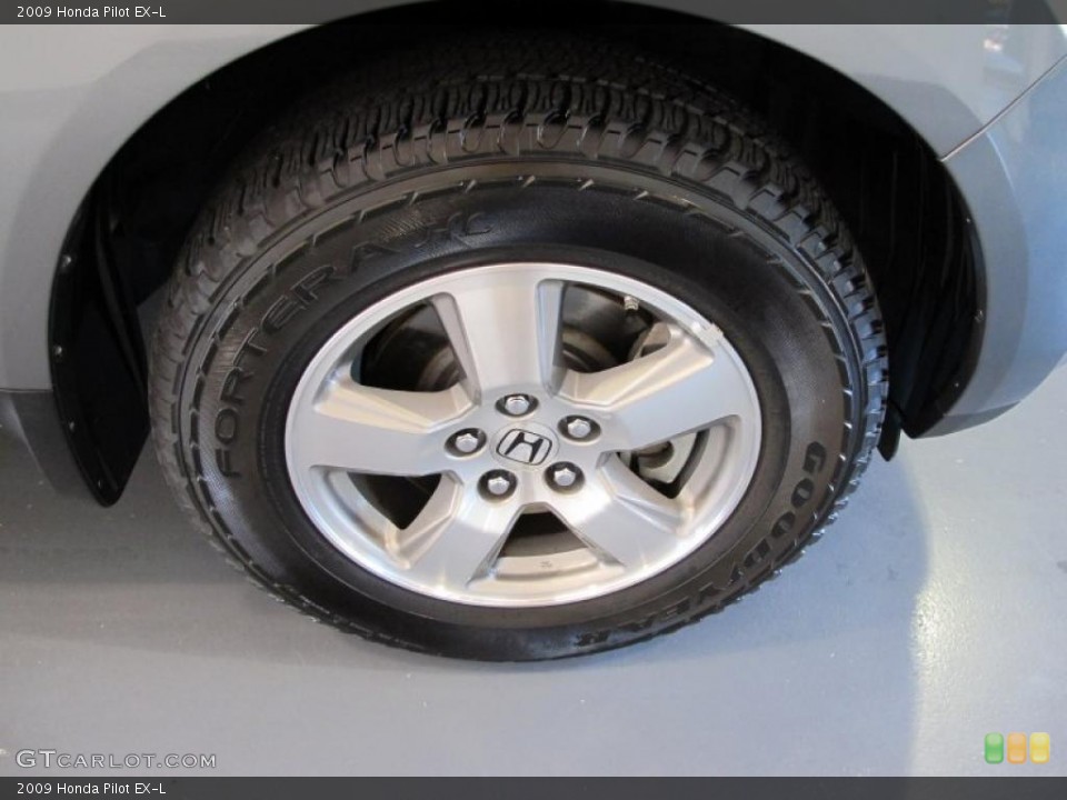 2009 Honda Pilot EX-L Wheel and Tire Photo #48201988