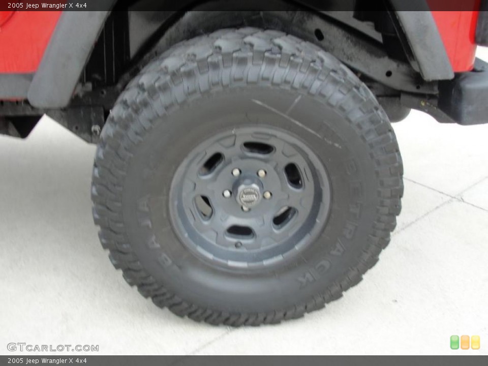 2005 Jeep Wrangler Custom Wheel and Tire Photo #48204481