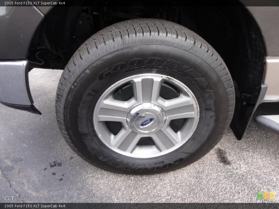 2005 Ford F150 XLT SuperCab 4x4 Wheel and Tire Photo #48204847