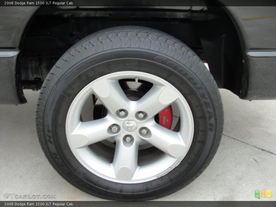 2008 Dodge Ram 1500 SLT Regular Cab Wheel and Tire Photo #48205687
