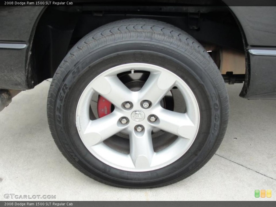 2008 Dodge Ram 1500 SLT Regular Cab Wheel and Tire Photo #48205702