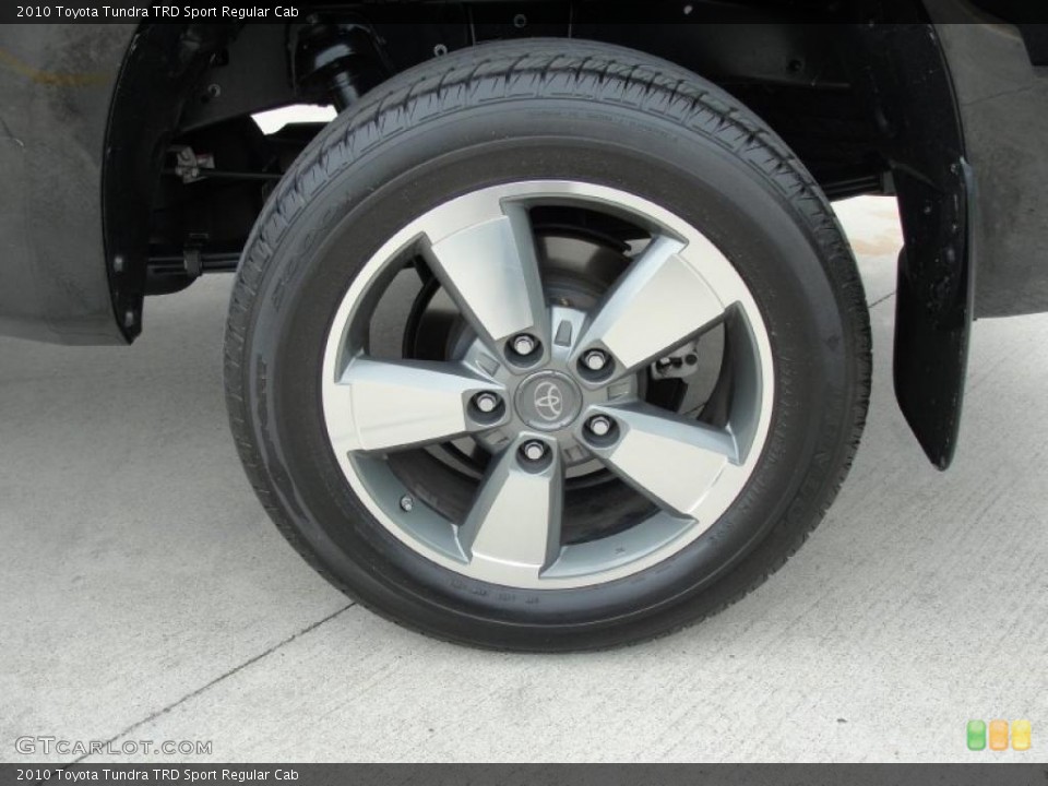 2010 Toyota Tundra TRD Sport Regular Cab Wheel and Tire Photo #48207082