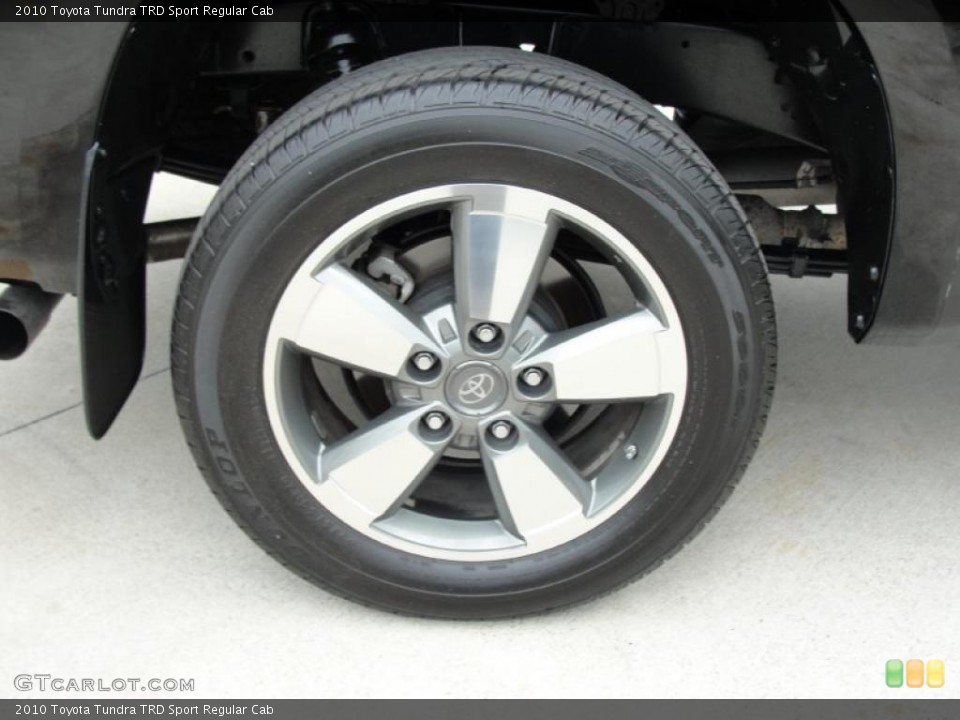 2010 Toyota Tundra TRD Sport Regular Cab Wheel and Tire Photo #48207091