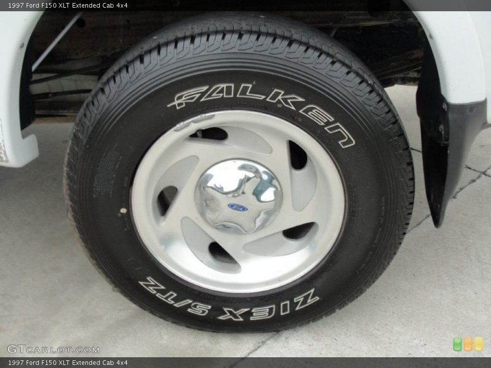 1997 Ford F150 XLT Extended Cab 4x4 Wheel and Tire Photo #48208351