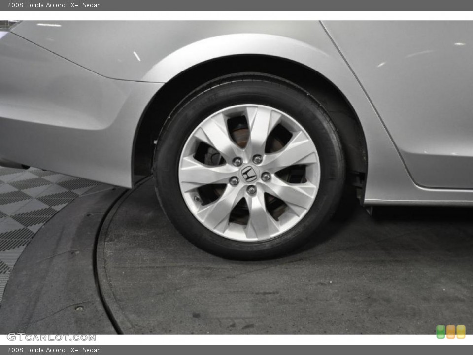 2008 Honda Accord EX-L Sedan Wheel and Tire Photo #48208849