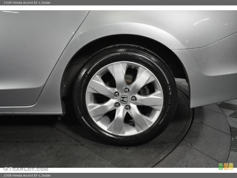 2008 Honda Accord EX-L Sedan Wheel and Tire Photo #48208894