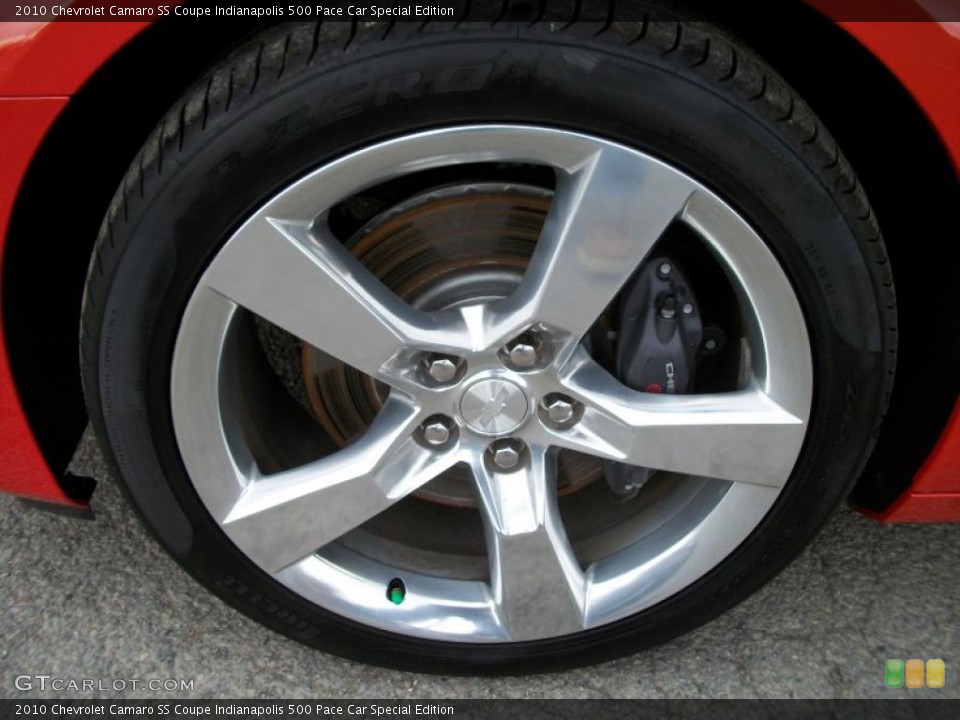 2010 Chevrolet Camaro SS Coupe Indianapolis 500 Pace Car Special Edition Wheel and Tire Photo #48217672