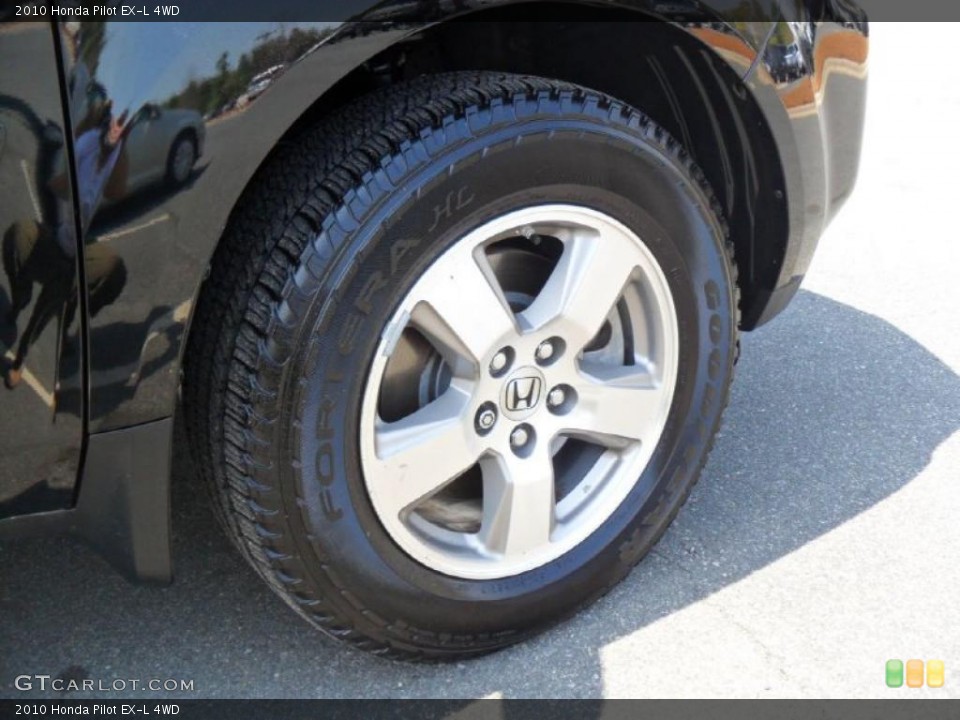 2010 Honda Pilot EX-L 4WD Wheel and Tire Photo #48219734