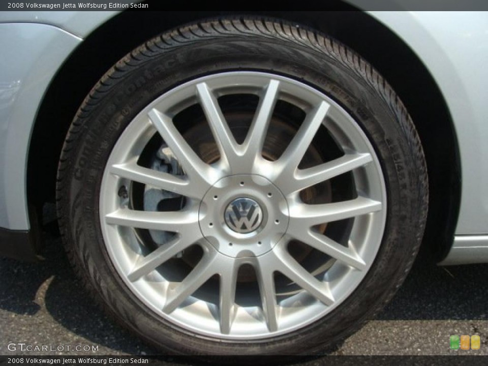 2008 Volkswagen Jetta Wolfsburg Edition Sedan Wheel and Tire Photo #48222260