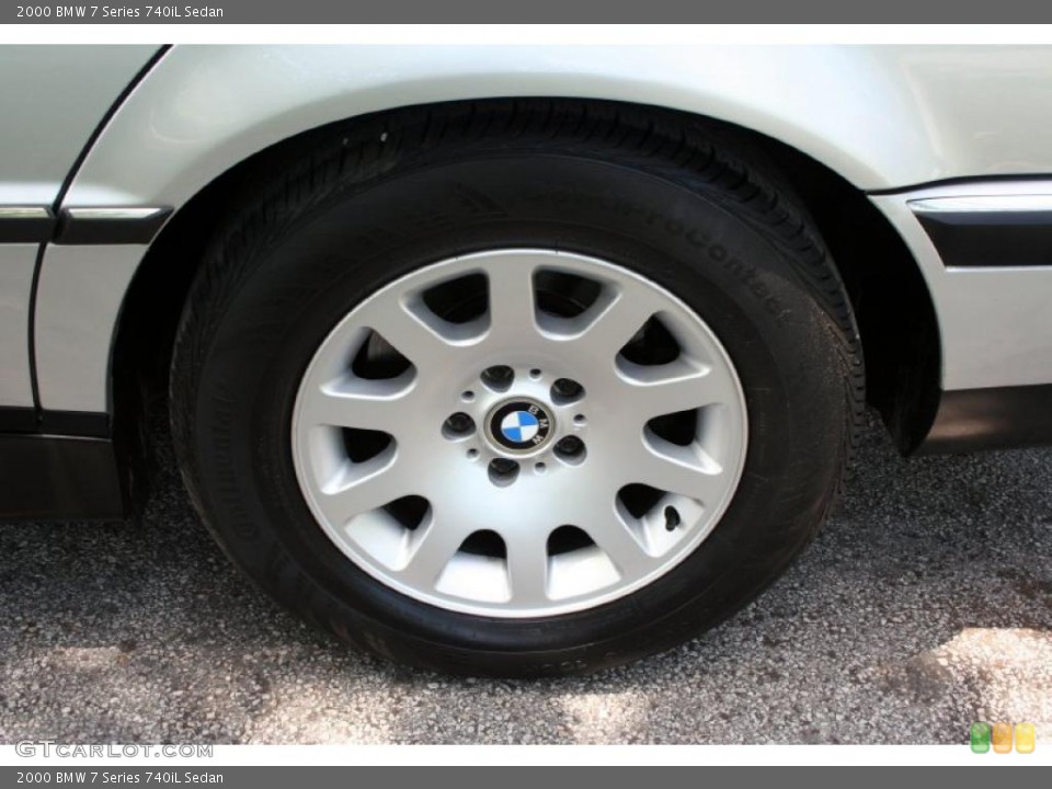 2000 BMW 7 Series 740iL Sedan Wheel and Tire Photo #48223451