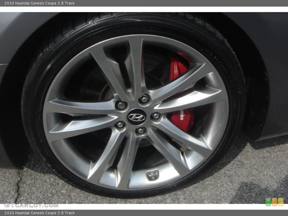 2010 Hyundai Genesis Coupe 3.8 Track Wheel and Tire Photo #48228521