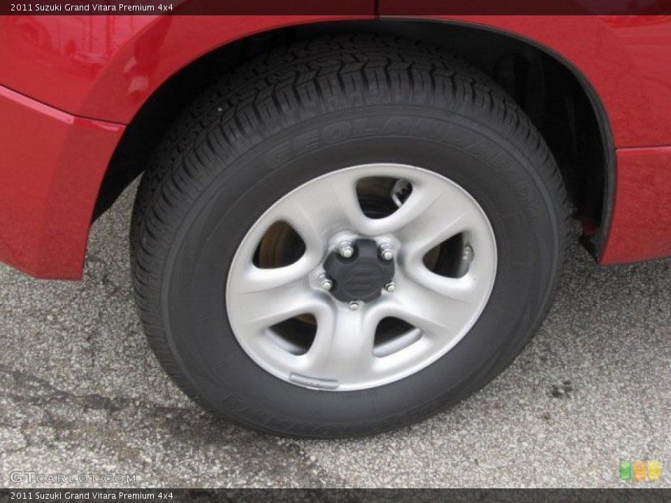 2011 Suzuki Grand Vitara Premium 4x4 Wheel and Tire Photo #48230474