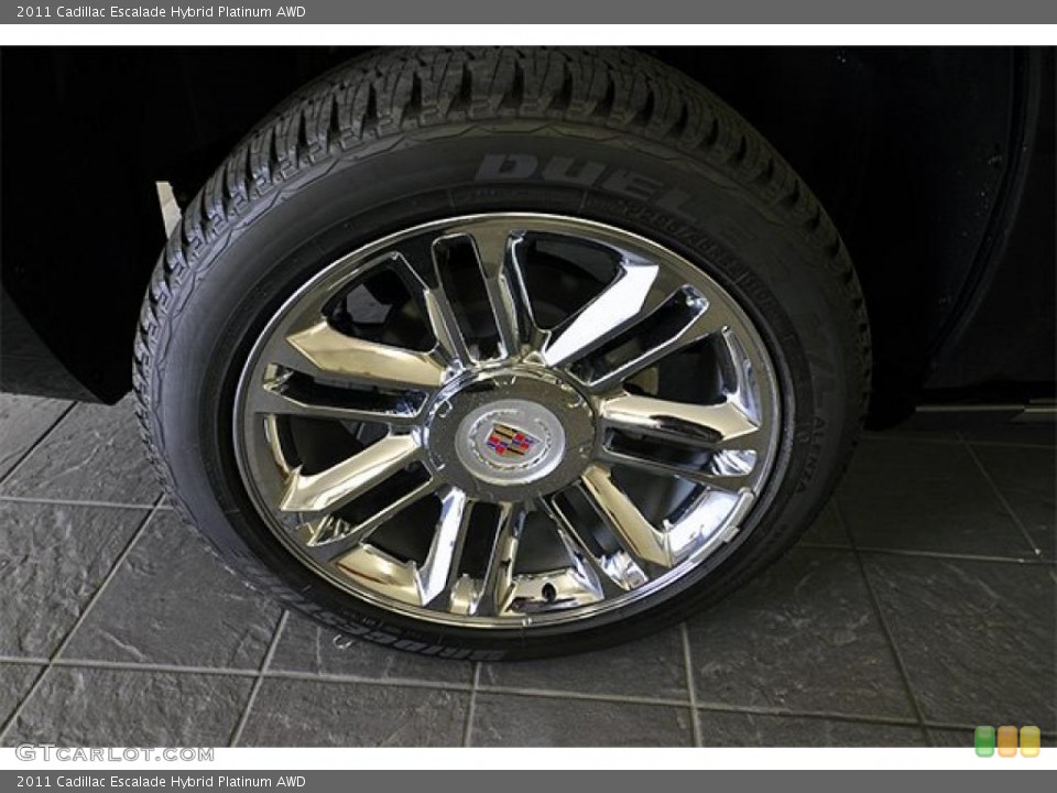 2011 Cadillac Escalade Hybrid Platinum AWD Wheel and Tire Photo #48237240