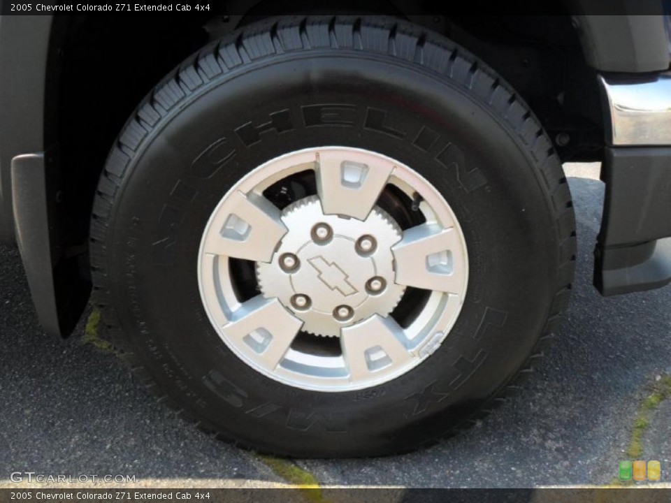2005 Chevrolet Colorado Z71 Extended Cab 4x4 Wheel and Tire Photo #48239976