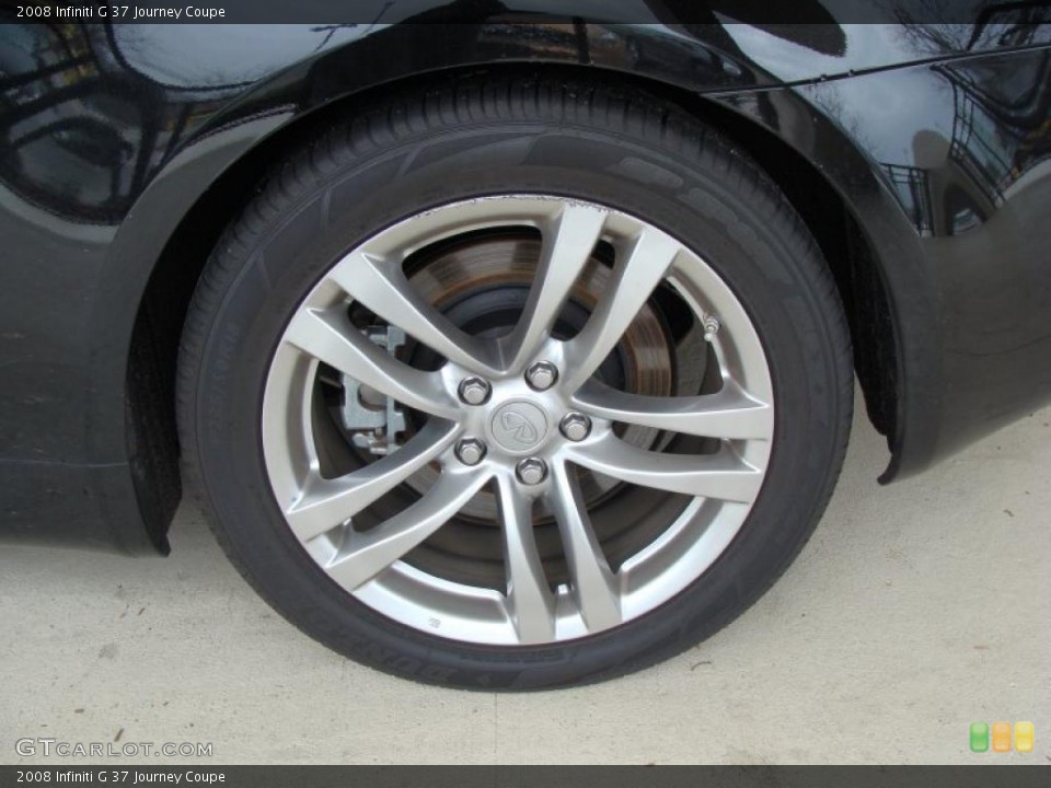 2008 Infiniti G 37 Journey Coupe Wheel and Tire Photo #48251265