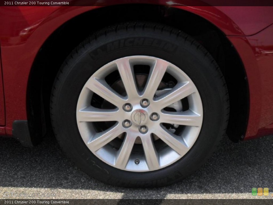 2011 Chrysler 200 Touring Convertible Wheel and Tire Photo #48252318