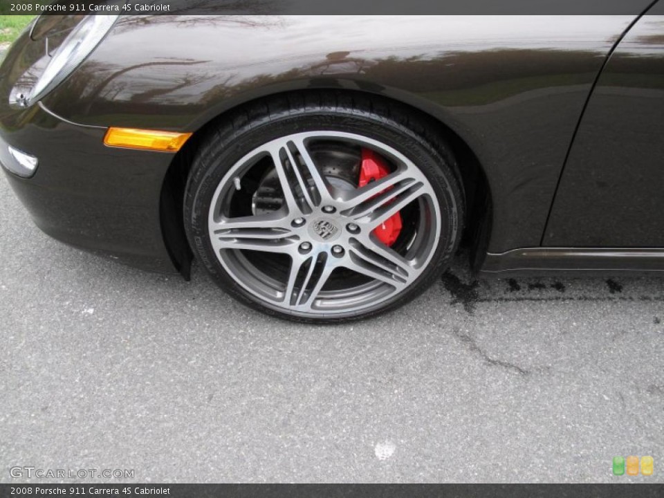 2008 Porsche 911 Carrera 4S Cabriolet Wheel and Tire Photo #48259581