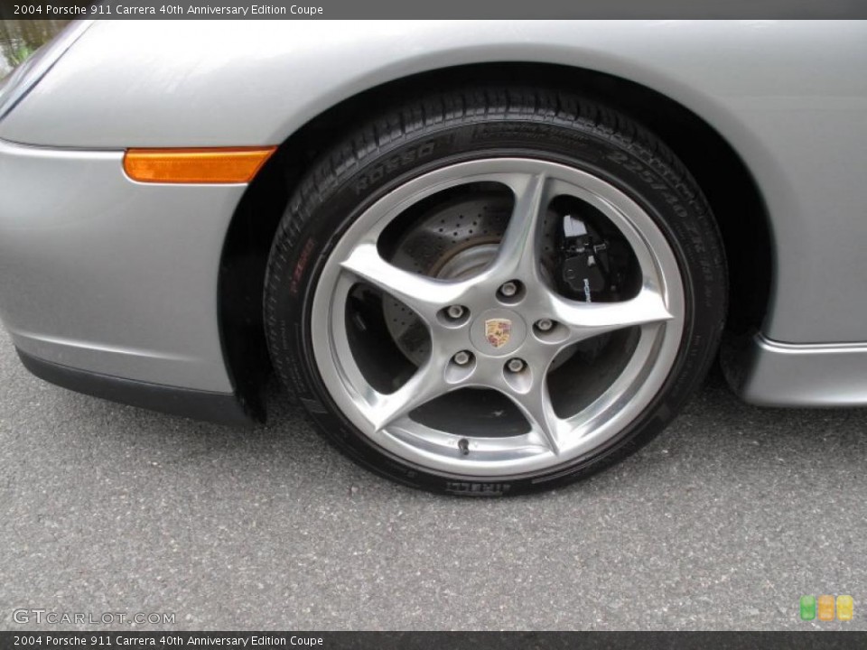 2004 Porsche 911 Carrera 40th Anniversary Edition Coupe Wheel and Tire Photo #48259776