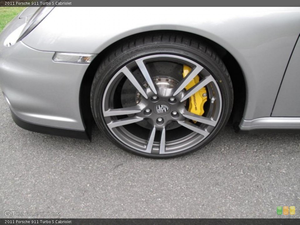 2011 Porsche 911 Turbo S Cabriolet Wheel and Tire Photo #48259962